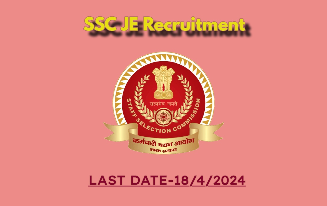 SSC JE Recruitment 2024