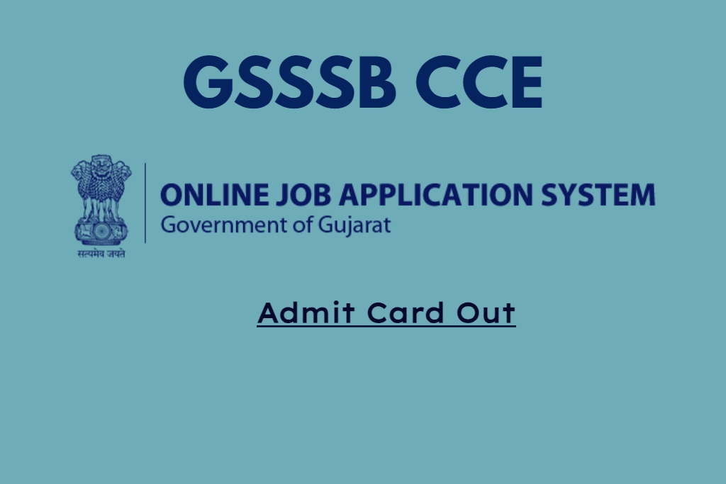 GSSSB CCE Call Letter 2024