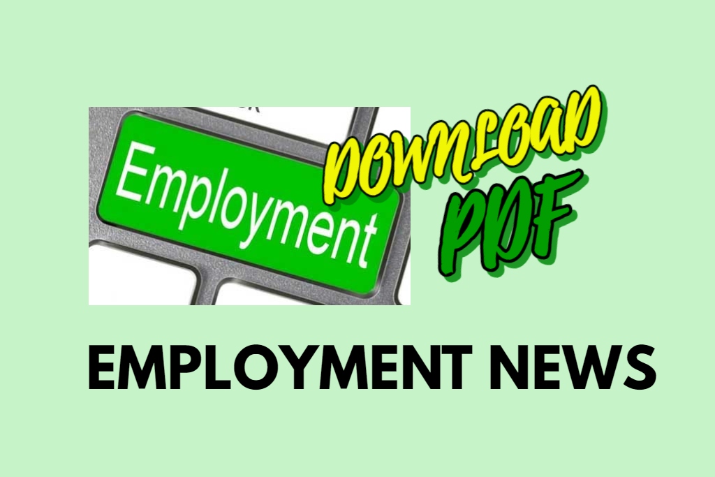 Employment News Of This Week