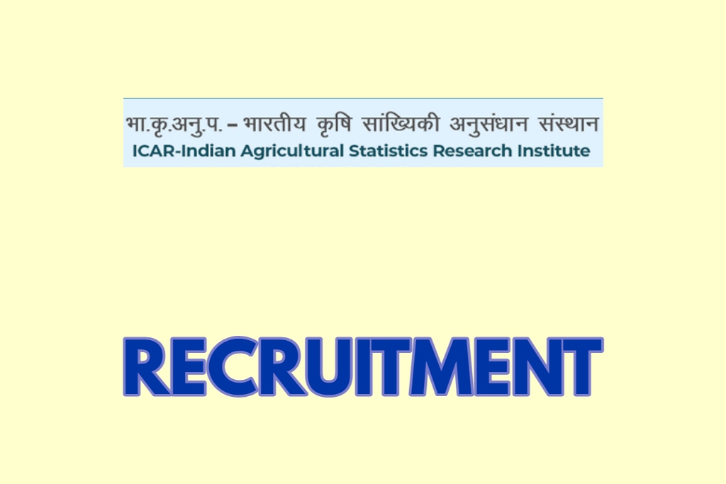 ICAR IASRI Recruitment 2024, latest notification, age limit, apply online