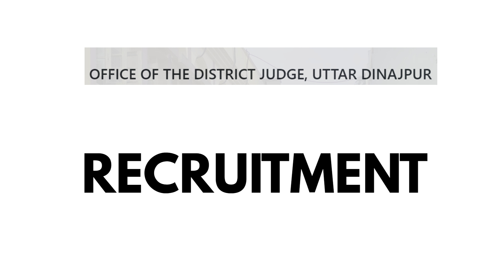 Calcutta High Court Recruitment 2024