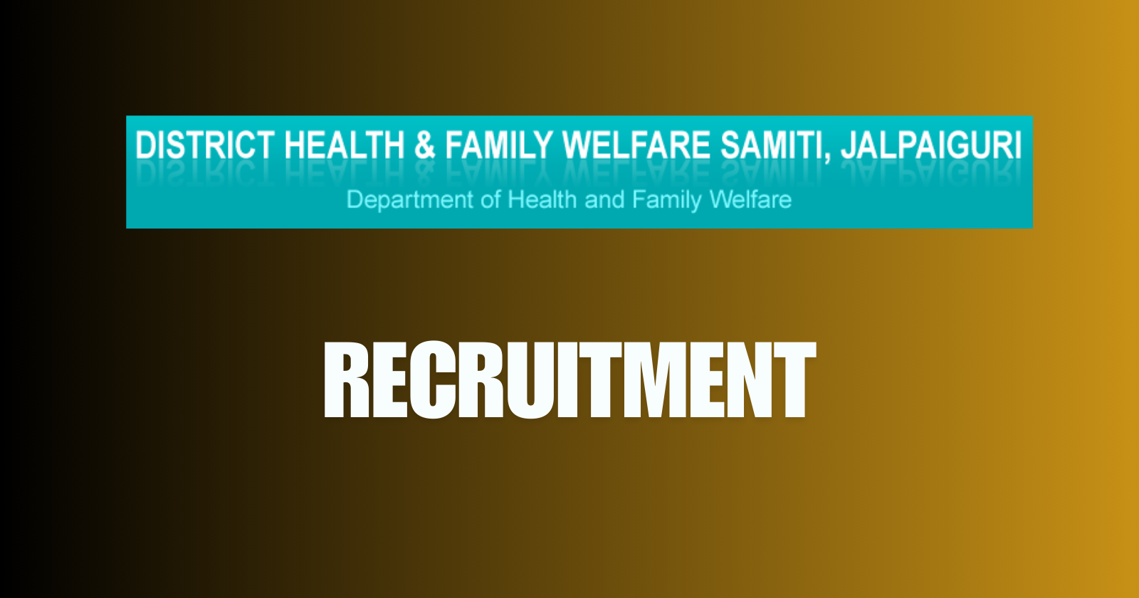 DHFWS Jalpaiguri Recruitment 2024