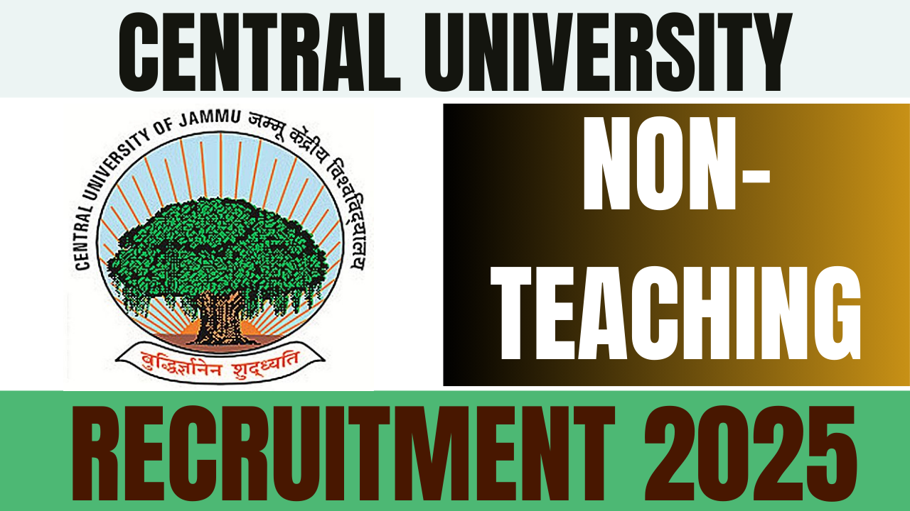 CU JAMMU Recruitment 2025